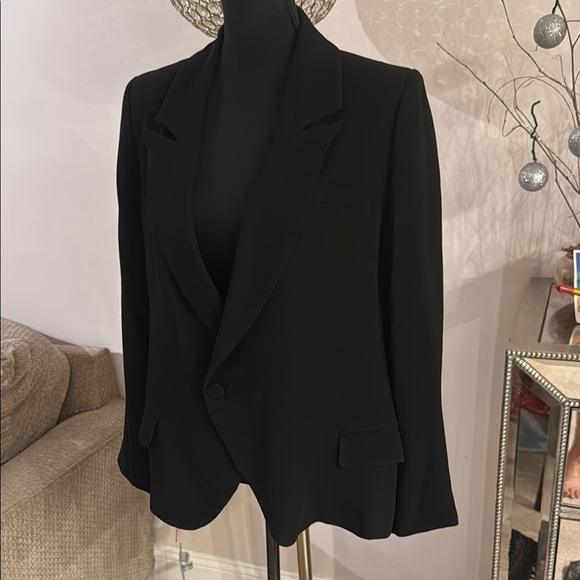 Misha Nonoo Elegant Black Women's Blazer size 10 - Picture 3 of 7